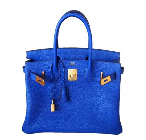 blue birkin hermes bag.